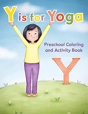 Preschool Yoga Coloring Book Y is for Yoga Cover